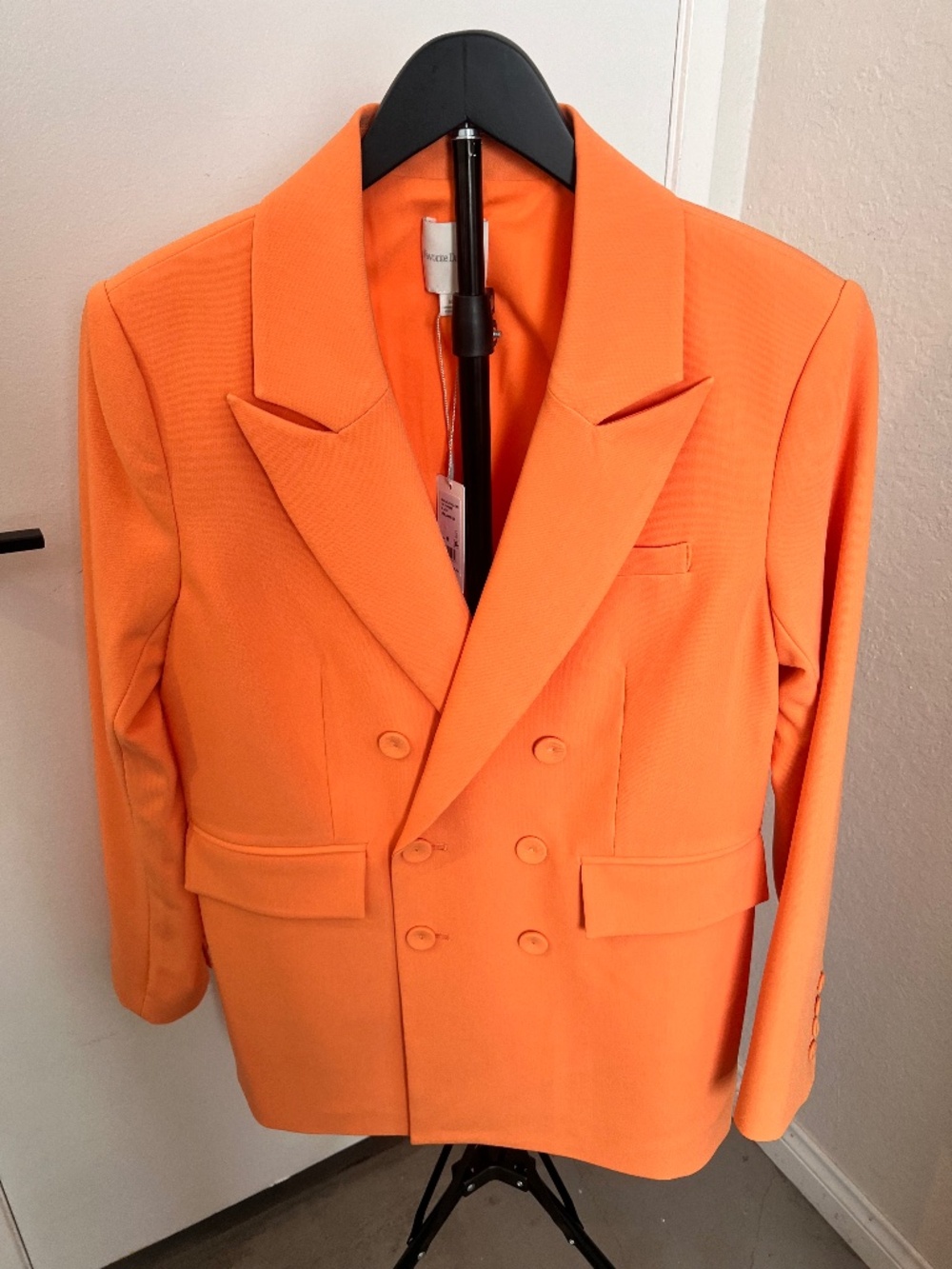 NWT Favorite Daughter Phoebe Creamsicle Double-Breasted Blazer | Size Medium